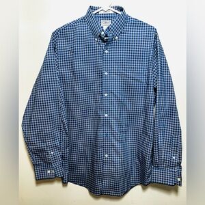 L.L. Bean Wrinkle-Free Plaid Button-Down Shirt – Men’s Medium Regular